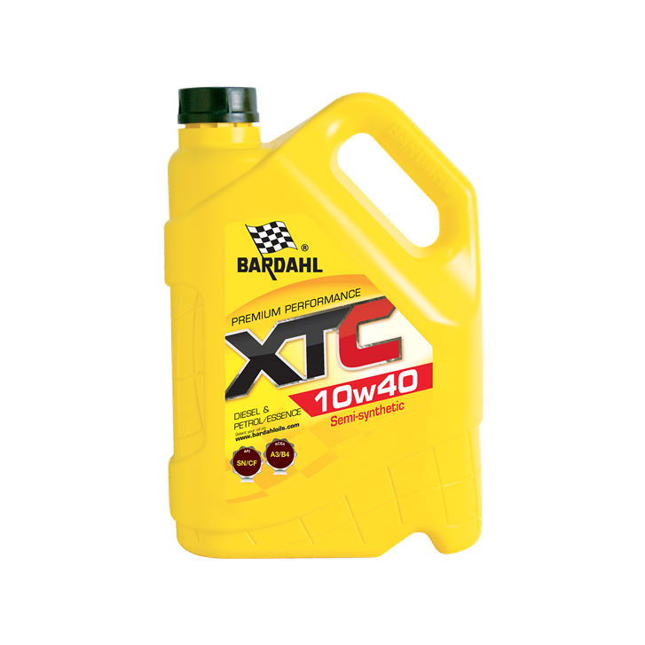 Bardahl XTC 10W40 5L Engine Oil, Engine lubricant, Engine cleaner