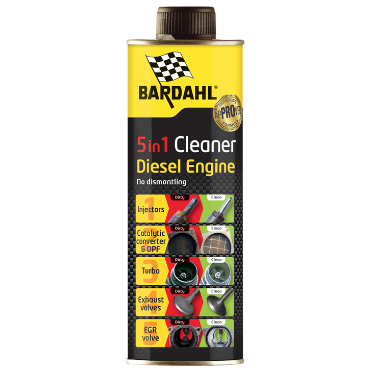 BARDAHL Motor Reiniger Diesel 5in1, 500ml - Auto olie & additieven